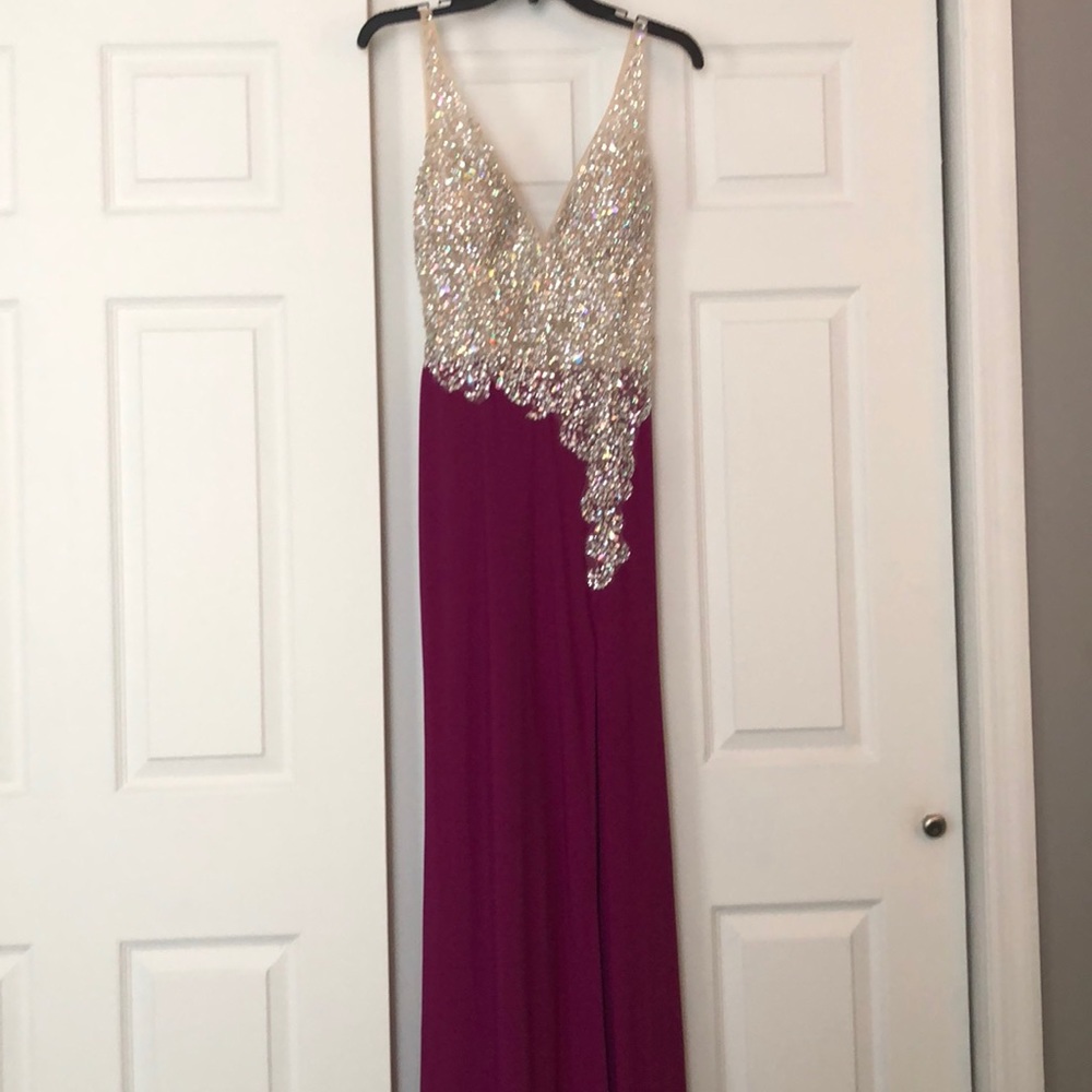 Burgundy Prom Dress